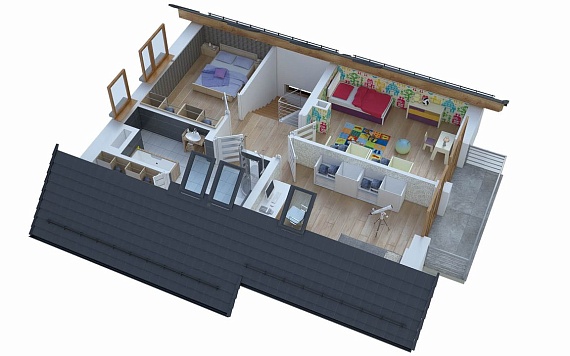 Проект Дом BW-36 вариант 18 без гаража2