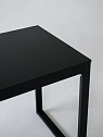 Стол Birman письменный, компьютерный, кухонный, обеденный, игровой, лофт 120х60, дуб/черный каркас4