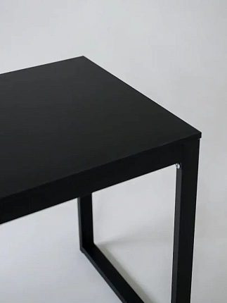 Стол Birman письменный, компьютерный, кухонный, обеденный, игровой, лофт 120х60, дуб/черный каркас4